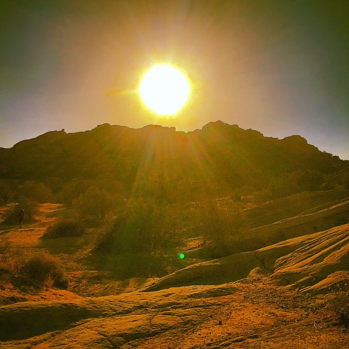 "Sun over Hill" (Santa Clarita, California)