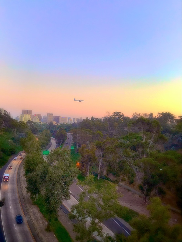 View of San Diego from Balboa Park bridge